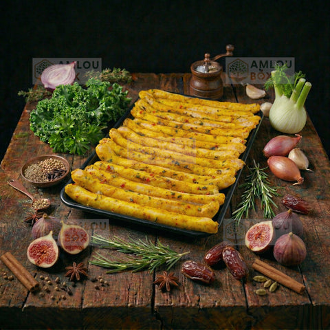 Hähnchen-Merguez Würstchen Mariniert