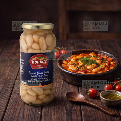 Konouz - Große weiße Bohnen im Glas, 540g