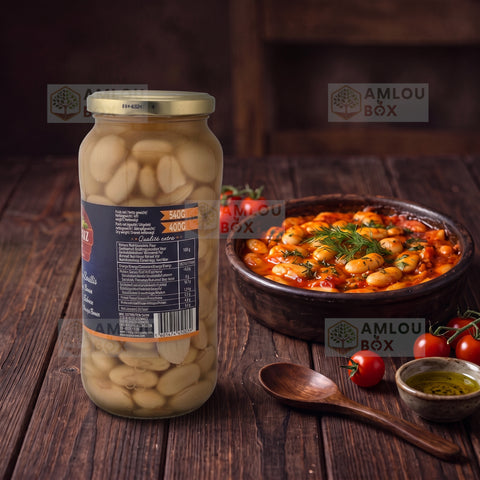 Konouz - Große weiße Bohnen im Glas, 540g