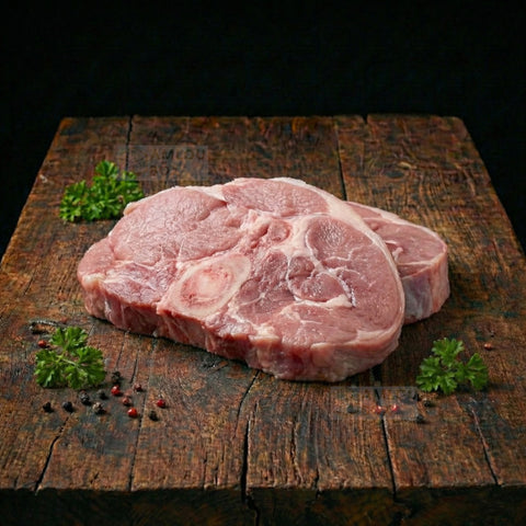 Kalbfleisch mit Knochen