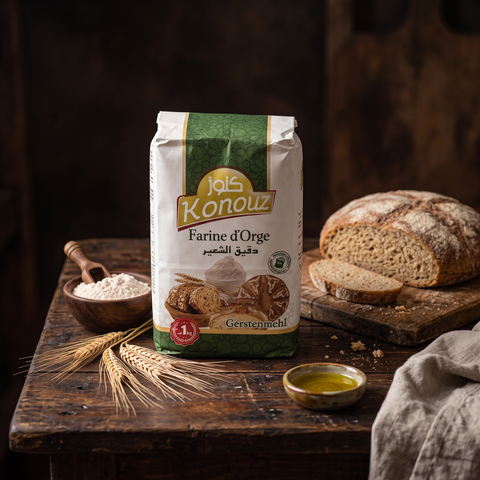 Konouz - Farine d'Orge, 1kg