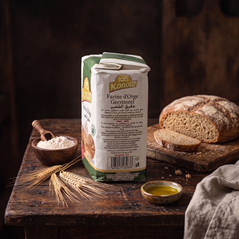 Konouz - Farine d'Orge, 1kg
