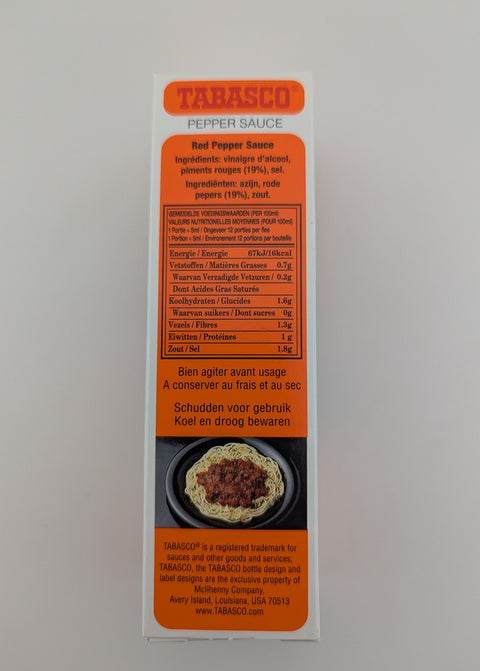 Original Tabasco - Pepper Sauce, 60ml