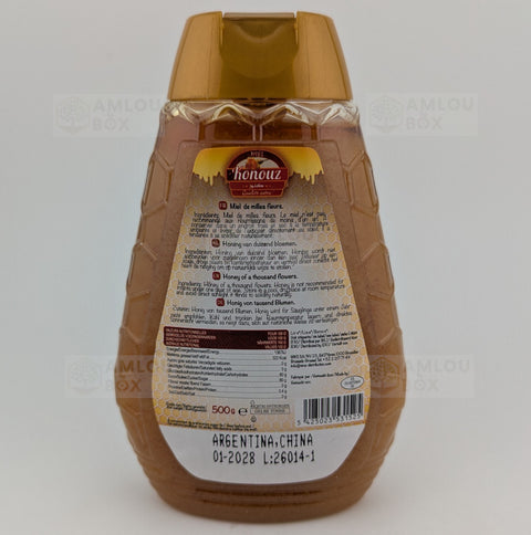 Konouz - Blütenhonig in der Squeeze-Flasche, 500g