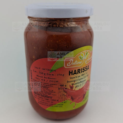 Delices Amine - Traditionelle Harissa, 370g Glas