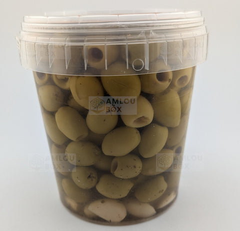Atlas Delice - Oliven mit Knoblauch (Vorratsglas), 950g