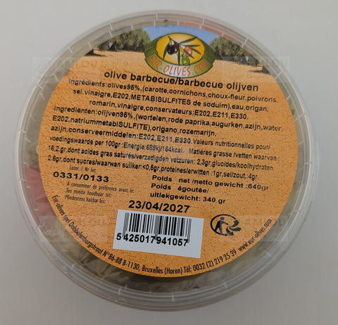 Atlas Delice - Grill-Oliven (Barbecue Marinade), 640g