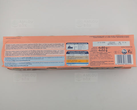 Rio Mare - Echter Thunfisch in Olivenöl, 4*80g