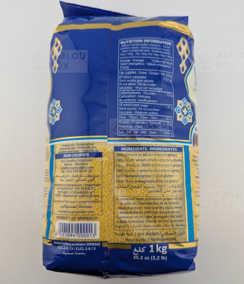 Dari - Marokkanischer Couscous (Mittel), 1kg