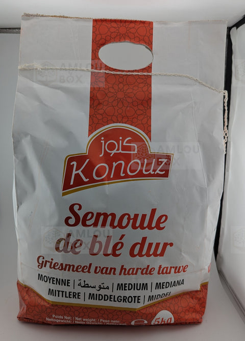 Konouz - Hartweizengrieß Medium, 5kg