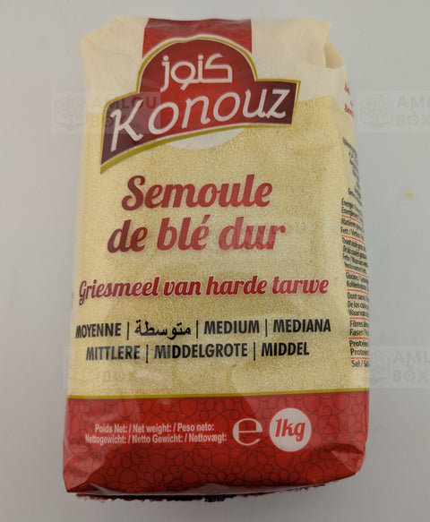 Konouz - Hartweizengrieß (Medium), 1kg