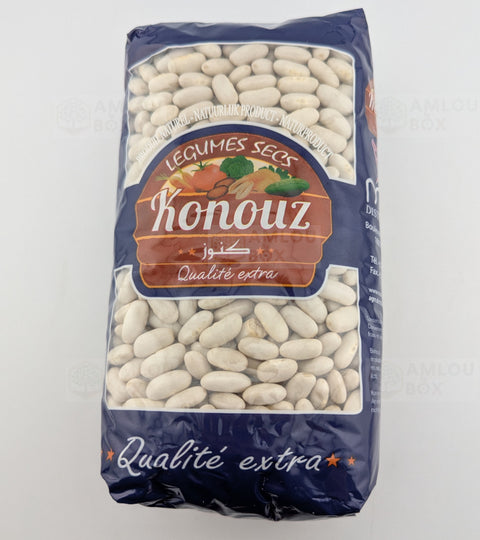 Konouz - Weiße Riesenbohnen (Getrocknet), 1kg