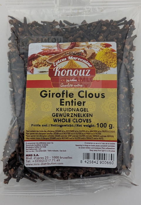 Konouz - Ganze Gewürznelken, 100g