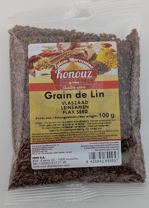 Konouz - Leinsamen (Ganz), 100g