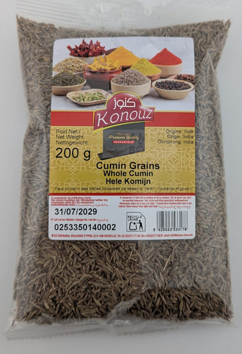 Konouz - Kreuzkümmel (Cumin) Ganze Samen, 200g