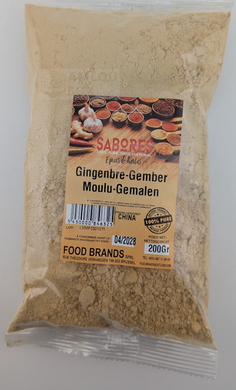 Konouz - Ingwer-Pulver (Fein gemahlen), 200g
