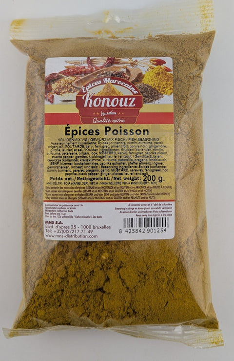 Konouz - Fisch-Gewürzmischung (Orientalisch), 200g