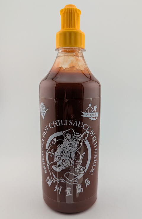 Sriracha - Hot White Garlic Sauce (Gelb), 500ml