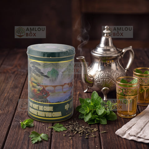 Konouz - Green Tea G404 in Decorative Tin, 300g