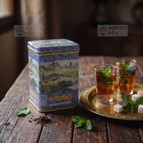 Konouz - Green Tea G402 in Decorative Tin, 300g
